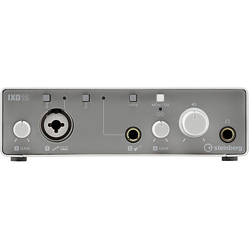 Steinberg IXO12 Audio Interface with One Mic Preamp White