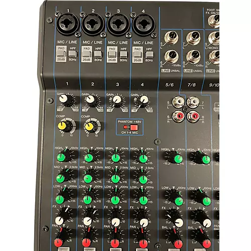 Used Yamaha MG10XUF Unpowered Mixer