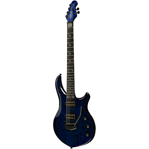 Ernie Ball Music Man John Petrucci BFR Majesty 6 Quilt Top Electric Guitar Red Nebula