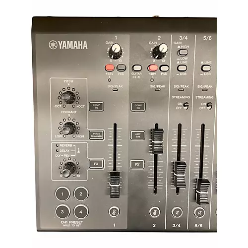 Used Yamaha AG08 8-Channel Mixer/USB Interface for Mac/PC Audio Interface