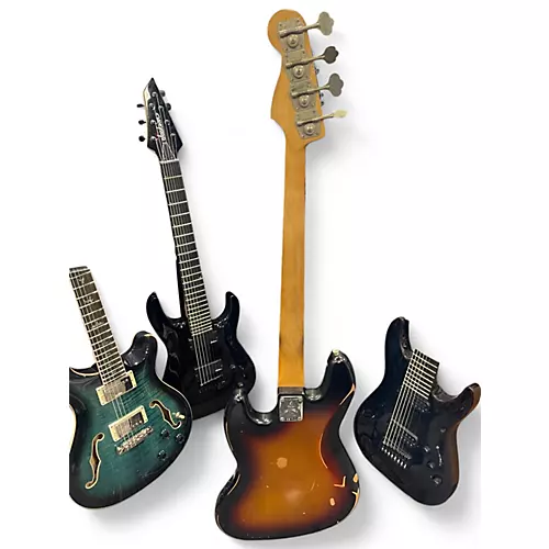 Used Fender 60TH ANNIVERSARY JAZZ BASS Tobacco Sunburst Electric Bass Guitar Tobacco Sunburst