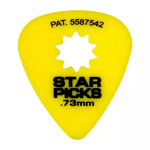 Everly Star Grip Guitar Picks (50 Picks) 1.14 mm Purple