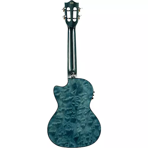 Lanikai QM-CET Quilted Maple Tenor with Kula PreampAcoustic Electric Ukulele Natural