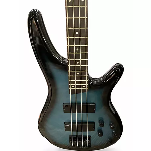 Used Ibanez SR250 Soda Blue Sunbrust Electric Bass Guitar Soda Blue Sunbrust