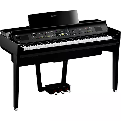 Yamaha Clavinova CVP-809 Console Digital Piano With Bench Polished Ebony
