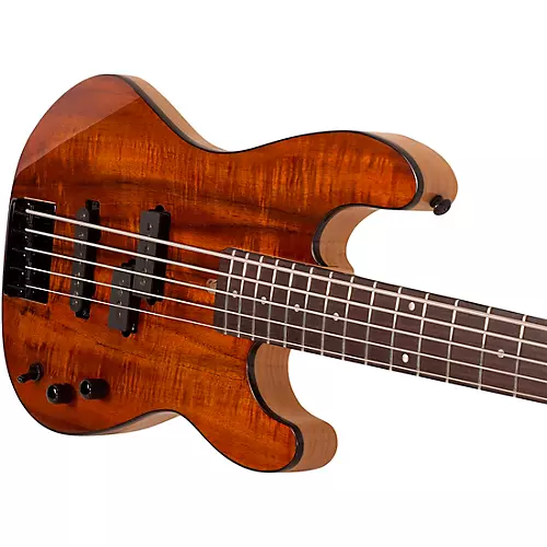 Schecter Guitar Research Michael Anthony MA-5 Koa 5-String Electric Bass Natural