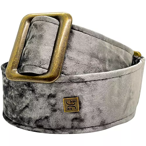 Get'm Get'm Boujee Velvet Guitar Strap Pink 2 in.