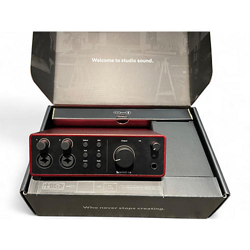 Used 2024 Focusrite 4i4 Gen 4 Audio Interface