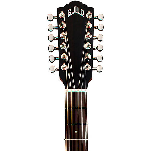 Guild F-2512E Deluxe Rosewood Westerly Collection Jumbo 12-String Acoustic-Electric Guitar Natural