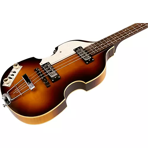 Hofner Ignition Series Left-Handed Short-Scale Violin Bass Guitar Sunburst