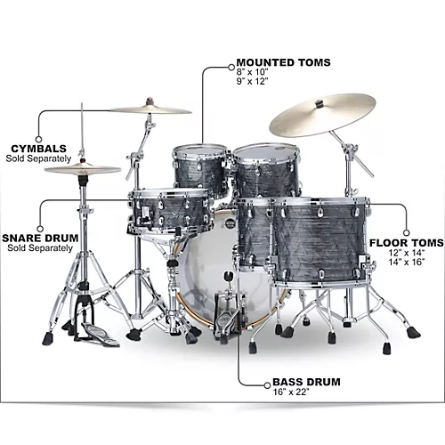TAMA Starclassic Walnut/Birch 5-Piece Shell Pack with 22