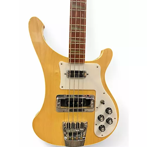 Used Rickenbacker 4001 Natural Electric Bass Guitar Natural
