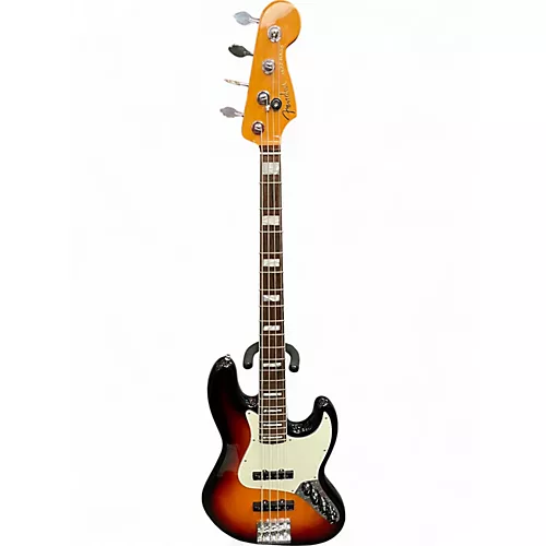 Used Fender American Ultra Jazz Bass ultra burst Electric Bass Guitar ultra burst