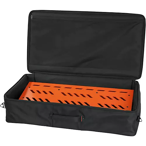 Gator Orange Aluminum Pedalboard XL with Carry Bag