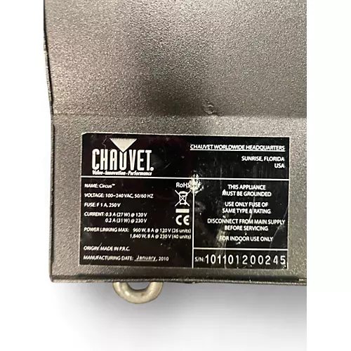 Used CHAUVET DJ CIRCUS Intelligent Lighting