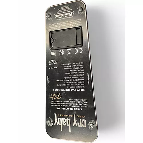 Used Dunlop KH95X Kirk Hammett Signature Cry Baby Wah Effect Pedal