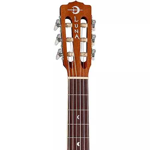 Luna Woodland Cedar Nylon Acoustic-Electric Guitar Satin Natural