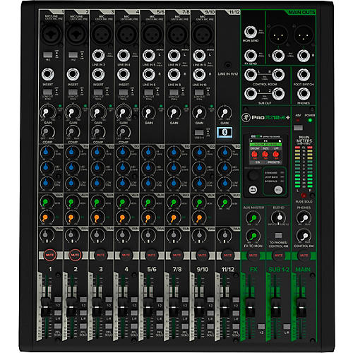 Mackie ProFX12v3+ 12-Channel Mixer With Gator Mixer Bag