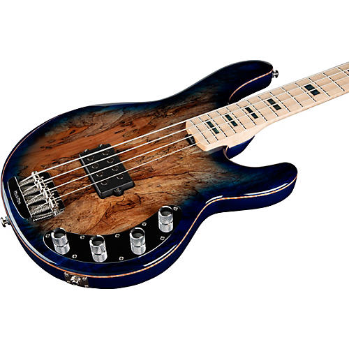 Ernie Ball Music Man BFR StingRay Special 4 Electric Bass Guitar Paua Blue Burst