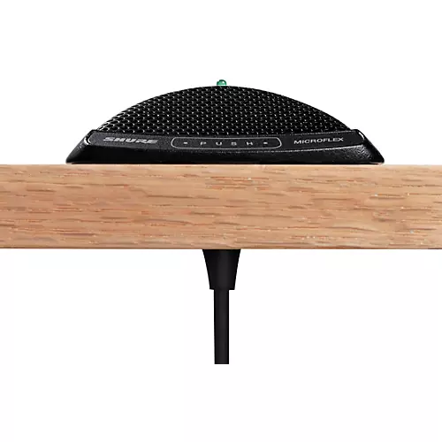 Shure MX392BE Condenser Boundary Microphone, Built-in Preamp, Attached 12' Unterminated Bottom-exit Cable (Cardioid)