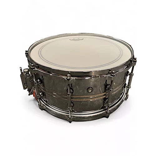 Used Pearl 6.5X14 Duoluxe Inlaid Chrome Over Brass Chrome over Brass Drum Chrome over Brass 15