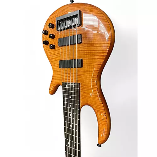 Used Carvin 6-STRING TRANS NATURAL FLAME Electric Bass Guitar TRANS NATURAL FLAME