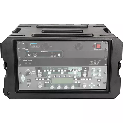 Gator G-Pro Roto Mold Rolling Rack Case Black 8 Space