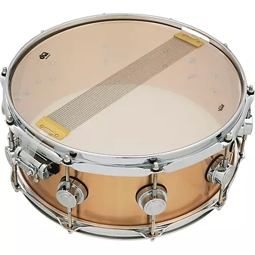 DW Collector's Series 3 mm Brushed Bronze Snare Drum 14 x 6.5 in.