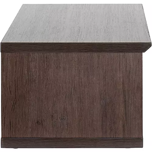 Gator GFW-ELITERK-4U Elite Furniture Series Desktop Studio Rack 4 RU Space Dark Walnut