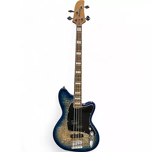 Used Ibanez TMB400TA Blue Burst Electric Bass Guitar Blue Burst