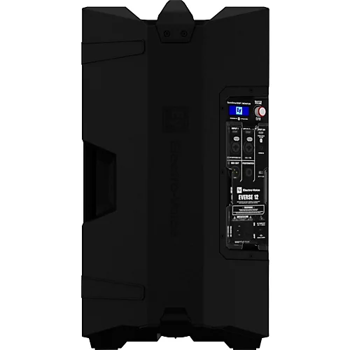 Electro-Voice EVERSE 12 Weatherized Battery-Powered Loudspeaker With Bluetooth, Black