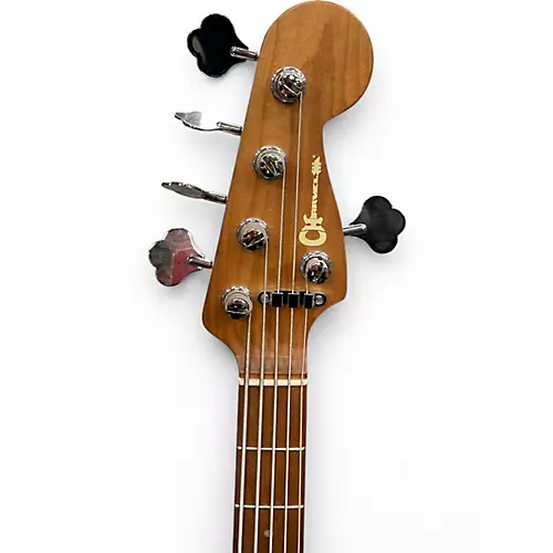 Used Charvel pro mod san dimas bass pj v platinum pearl Electric Bass Guitar platinum pearl