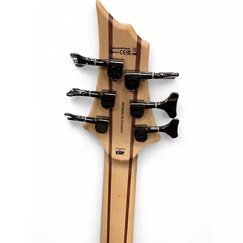 Used Esp  B206 6 String Spalted Maple Electric Bass Guitar Spalted Maple