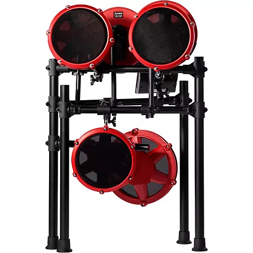 Alesis Nitro Max 8-Piece Electronic Drum Set With Bluetooth, BFD Sounds & DA2108 Drum Amp Red