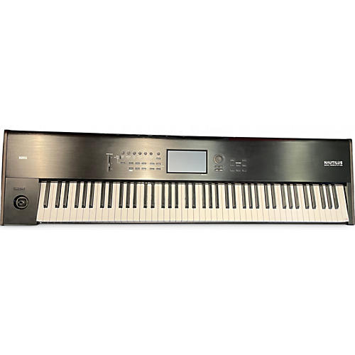 Used KORG NAUTILUS 88 Key Synthesizer Keyboard Workstation