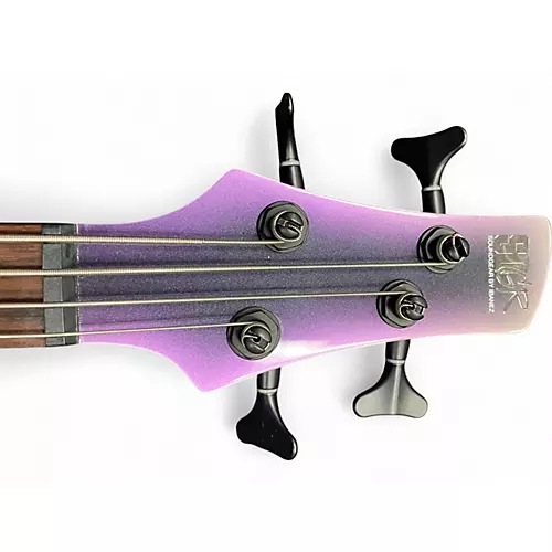 Used Ibanez SR5005E 5 String BLACK AURORA BURST Electric Bass Guitar BLACK AURORA BURST