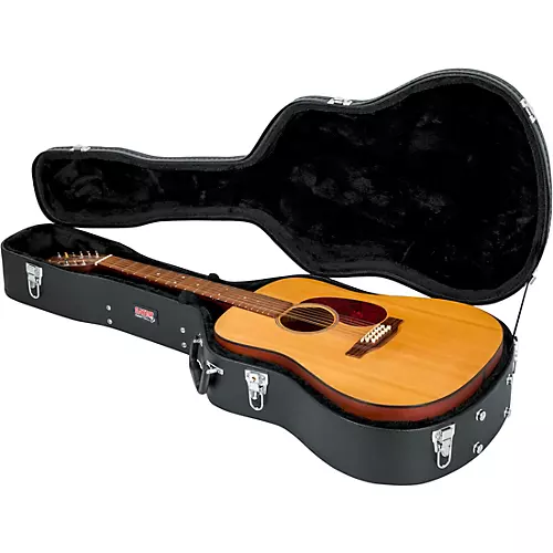 Gator GWE-DREAD 12 Hardshell Dreadnougtht /12 Guitar Case Black