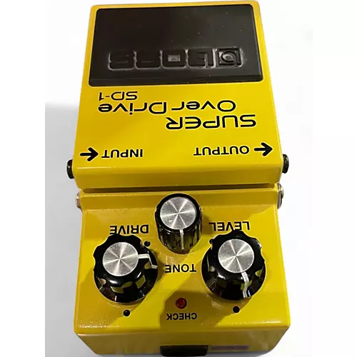 Used BOSS SD1 Super Overdrive Effect Pedal