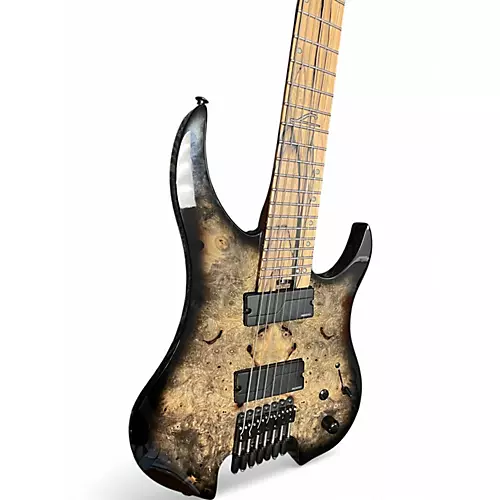 Used Legator G7FOD Trans Black Fade Solid Body Electric Guitar Trans Black Fade