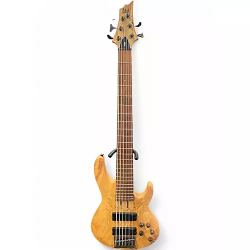Used ESP B206 Natural Electric Bass Guitar Natural