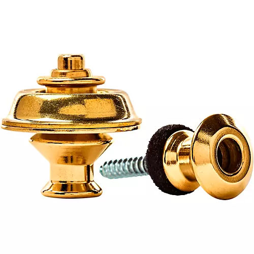 Dunlop Dual-Design Straplok System Black Chrome