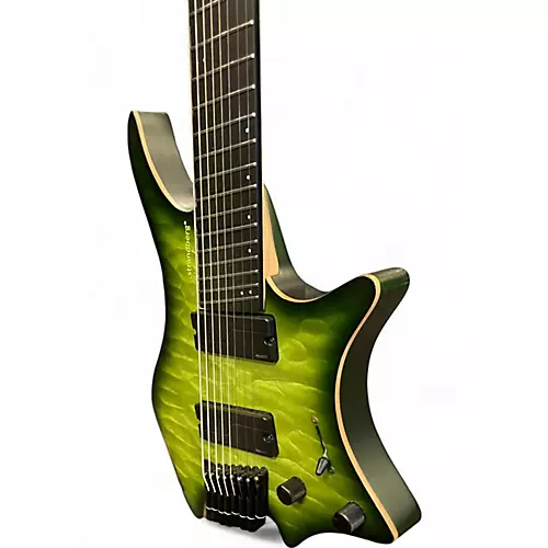 Used strandberg mx8 Earth Green Solid Body Electric Guitar Earth Green