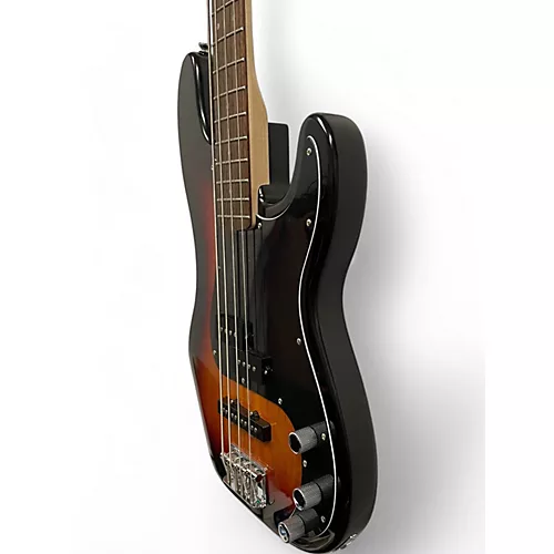 Used Squier Precision Bass Brown Sunburst Electric Bass Guitar Brown Sunburst