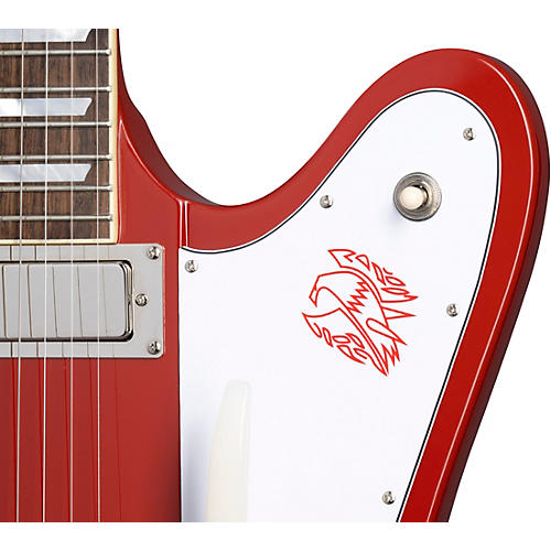 Epiphone 1963 Firebird V Maestro Vibrola Electric Guitar Ember Red