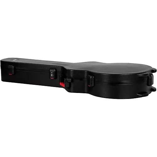 Gator TSA ATA Molded Semi-Hollow Electric Guitar Case Black Black