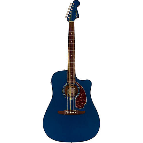 Fender California Redondo Player Acoustic-Electric Guitar Candy Apple Red