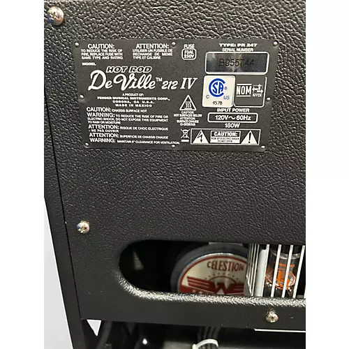 Used Fender Hot Rod DeVille IV 60W 2x12 Tube Guitar Combo Amp