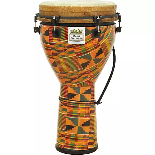 Remo Mondo Designer Series Key-Tuned Djembe Multi-Mask 28 x 18 in.