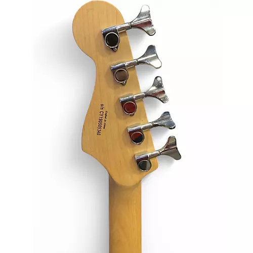 Used 2019 Squier Affinity Jazz Bass V 5 String black Electric Bass Guitar black