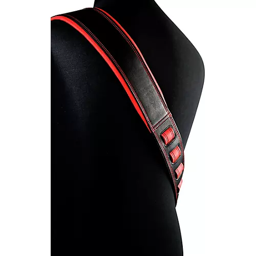 RICHTER Springbreak I Nappa Guitar Strap Black/Violet 2.75 in.